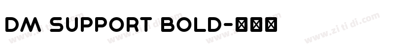 DM Support Bold字体转换